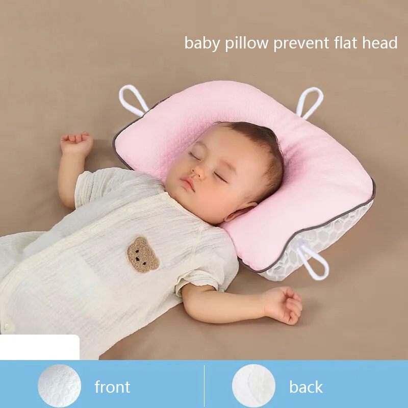 breast feeding nursing baby pillow prevent flat head infant shaping