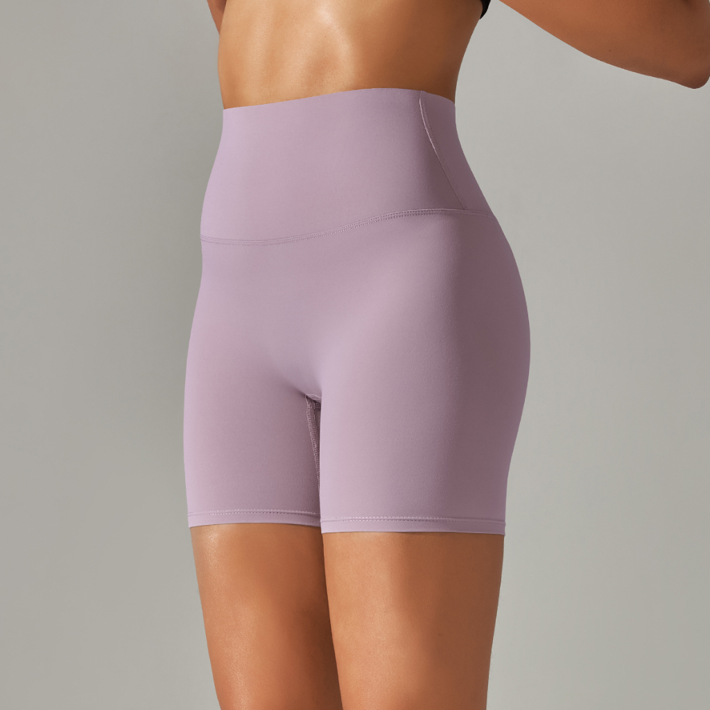Nessaj Women's Fitness Quick Dry Workout Training Shorts Seamless Solid