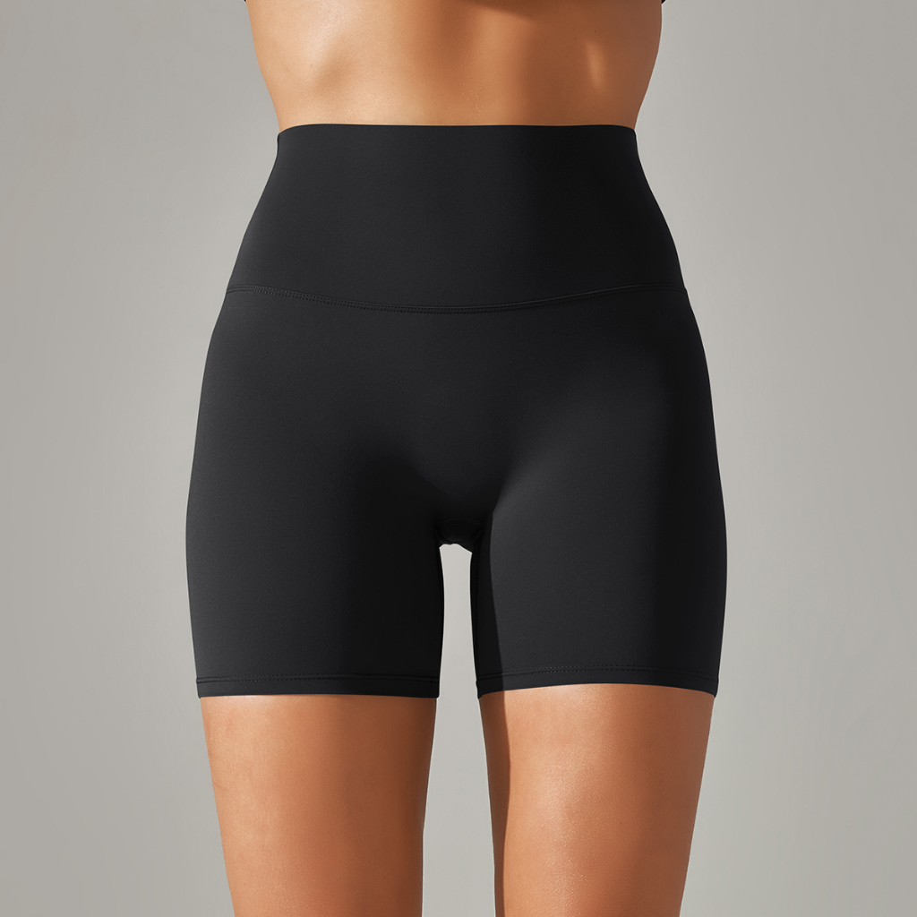Nessaj Women's Fitness Quick Dry Workout Training Shorts Seamless Solid