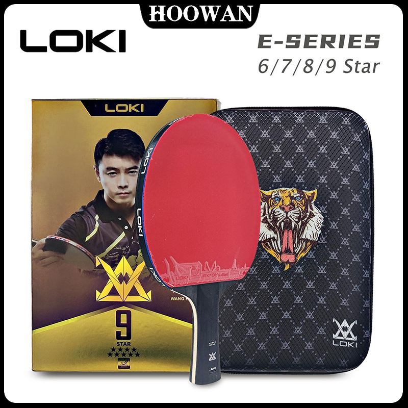 Loki 7/8/9 Star Professional Ping Pong Racket with Original Bag, Attack