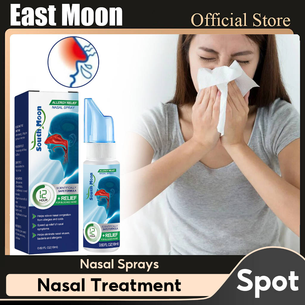 South Moon Sinusitis Nasal Spray Treatment Allergic Rhinitis Relieves