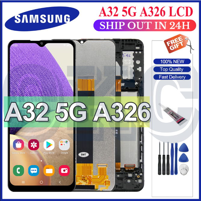 Original Samsung Galaxy A32 5G LCD A326 A326B A326U Screen Display With ...