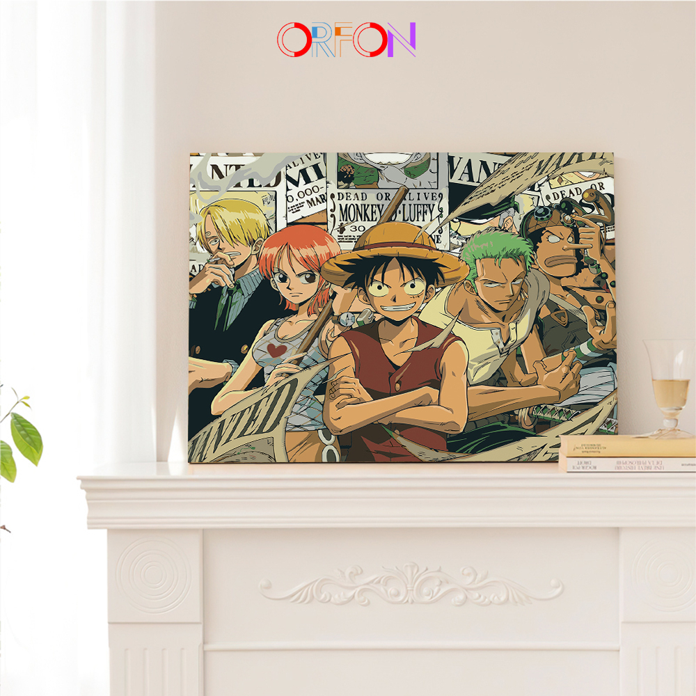 【ORFON】Paint By Numbers 30*40/40*50cm ready frame·Detective Conan/One ...