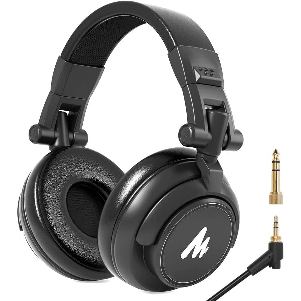 Maono AU-MH601 Professional Monitor Headphones Wired Headphone Studio ...