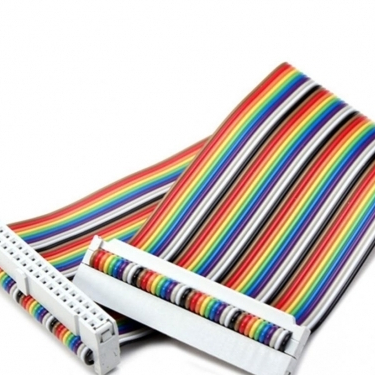 DIYMORE Est 20cm 40 Pin Way Gpio Rainbow Ribbon Cable For Raspberry Pi ...