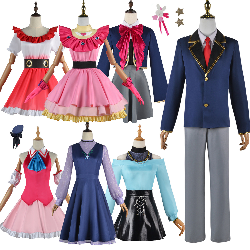 【Ready Stock】Anime Oshi No Ko Ai Hoshino Cosplay Costume B-Komachi ...