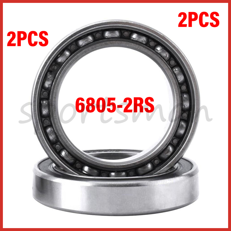 2Pcs Bearing 6805-2RS Bicycle Bottom Bracket Repair Sealed