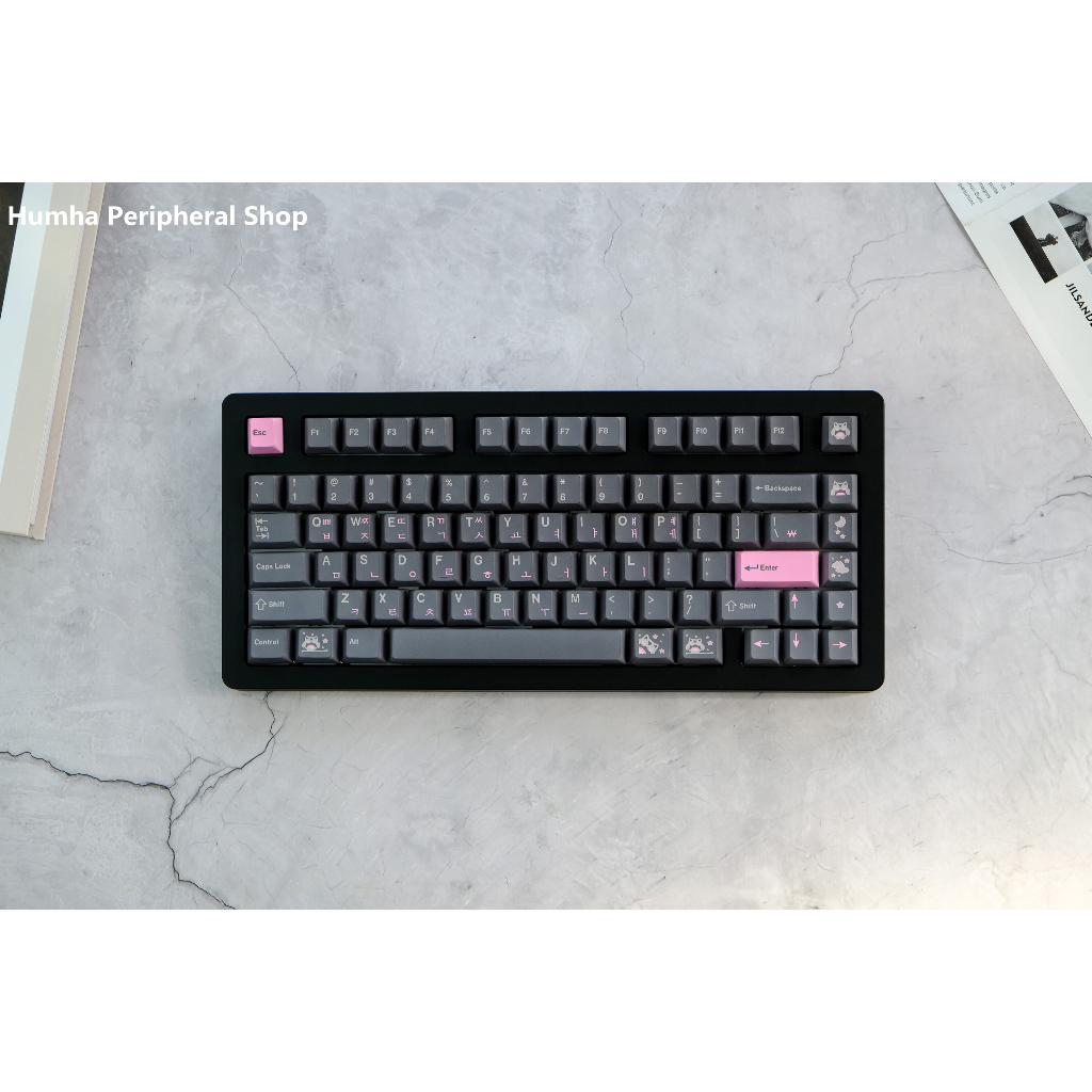 Humha Hooty keycap Korean keycap Hangul keycap PBT material Dye