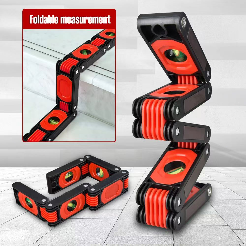 Foldable Level Meter Accurate Level Angle Finder Gauge Folding Extend ...