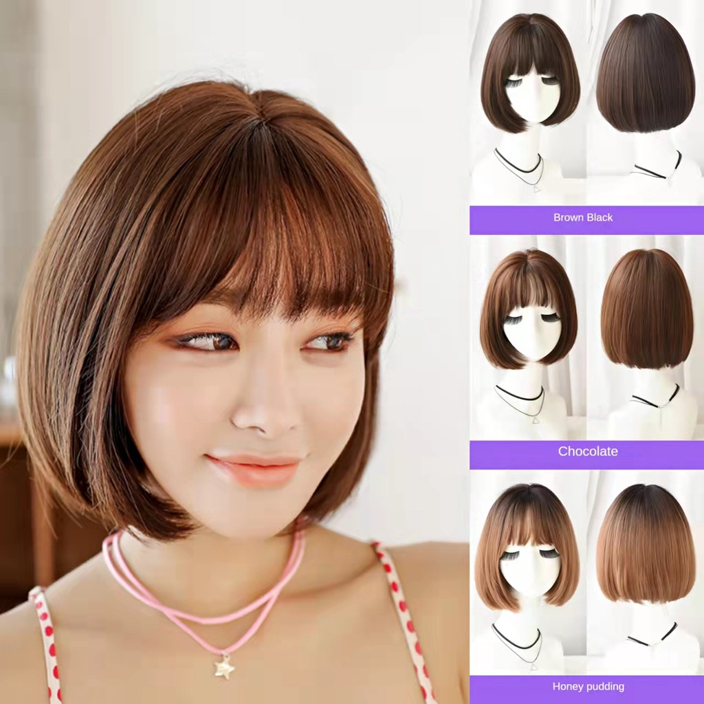 Short Straight Bobo Wigs 9'' main image 0