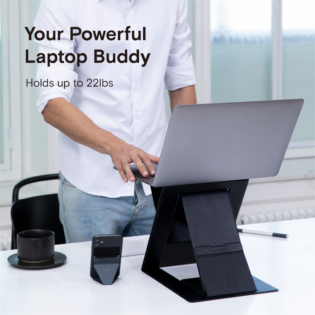 Moft Z Foldable 5 In 1 Sit Stand Laptop Desk Portable Foldable Laptop Stand Ms015 Shopee