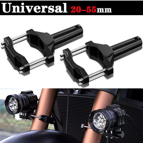 Motorcycle universal spotlight expansion bracket shock absorber rod