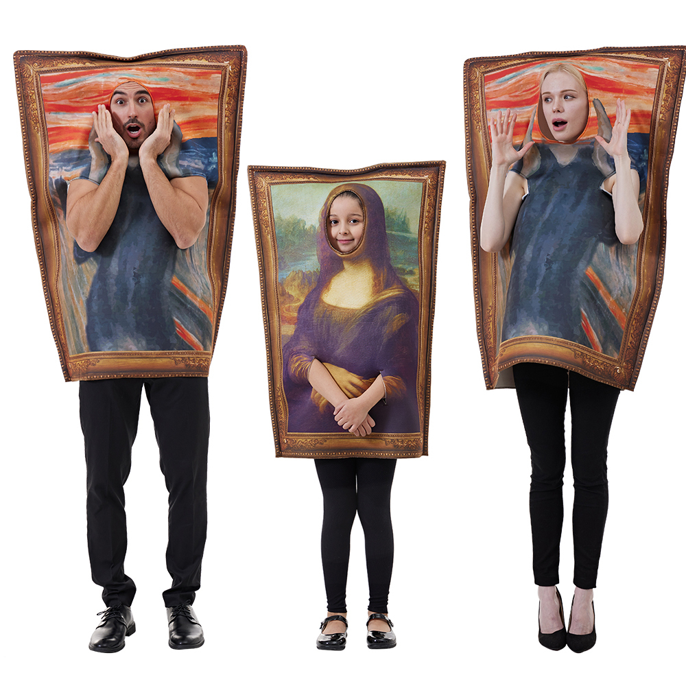 COD Kids Mona Lisa Halloween Costume Parentchild Family Party Game — free download