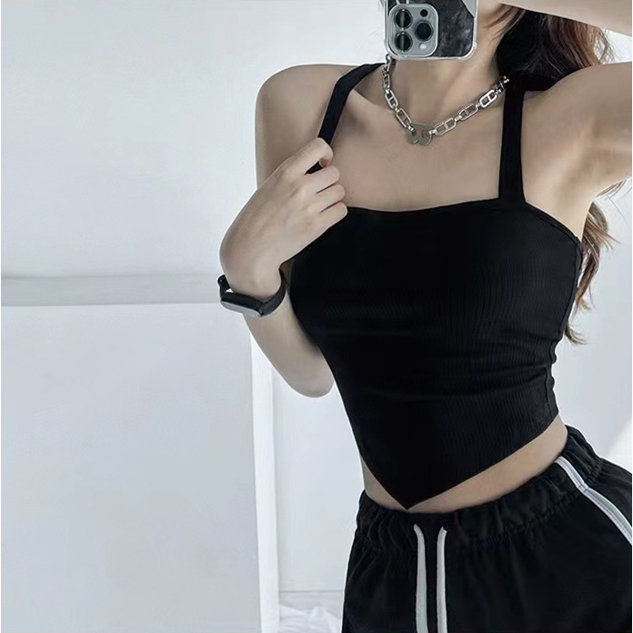 Girls Womens Sexy Stretch Camisole Tank Tops Sleeveless Shirts Undershirts Singlet Slim Fit