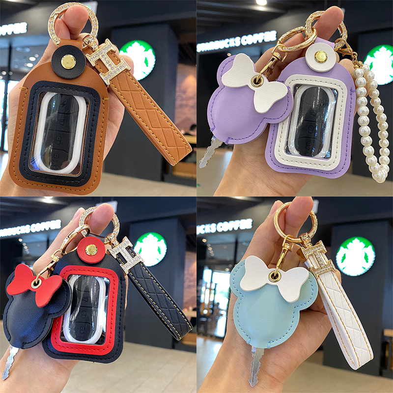 Motorcycle keychain Cute for bag Electric Bike Key Cover Car key case ...