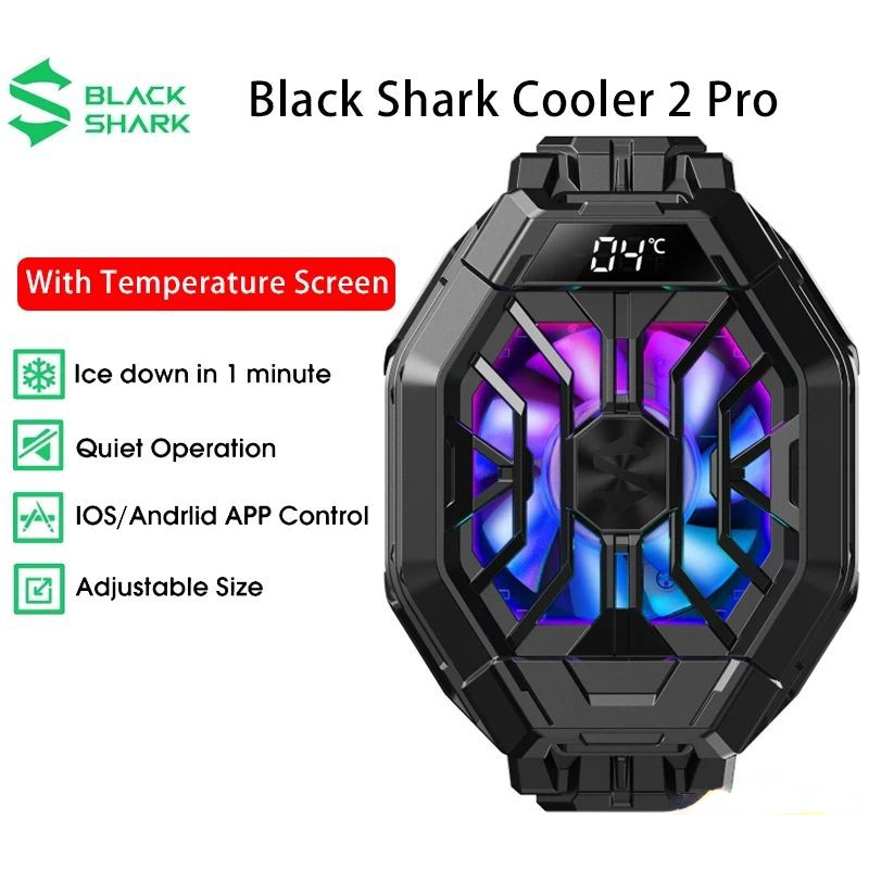 100 Original Black Shark FunCooler 2 Pro Back Clip RGB Ultra Fast