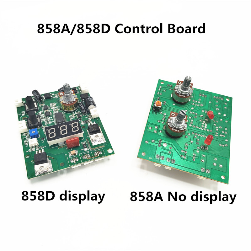 858 Hot Air Gun Circuit Board 858D Digital Display Adjustable ...