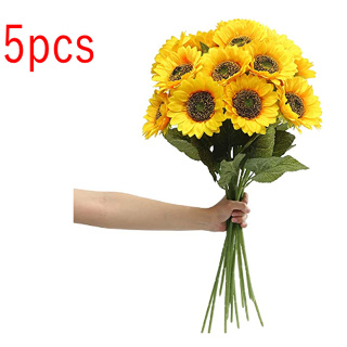 Wholesale Gerbera Daisies Flowers Artificial Sunflowers for Home Garden  Decoration - China Artificial Flowers and Silk Flowers price