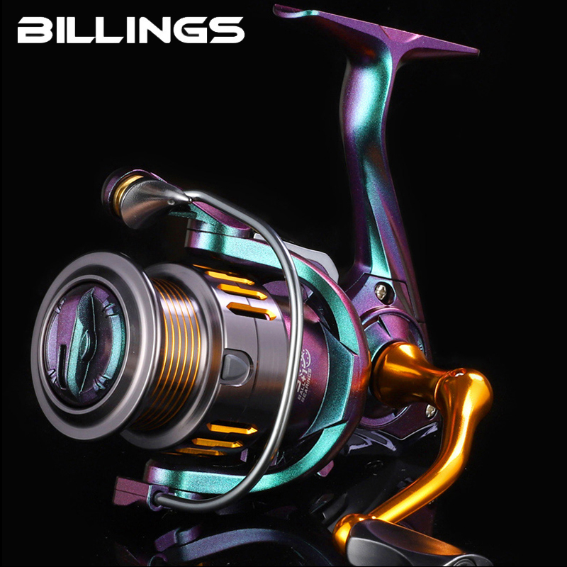 BILLINGS Colorful Chameleon Spinning Reel CK1000-2000 Fishing reel gear ...