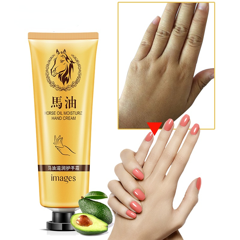 Horse oil Repair hand cream AntiAging Soft Hand Whitening moisturizing