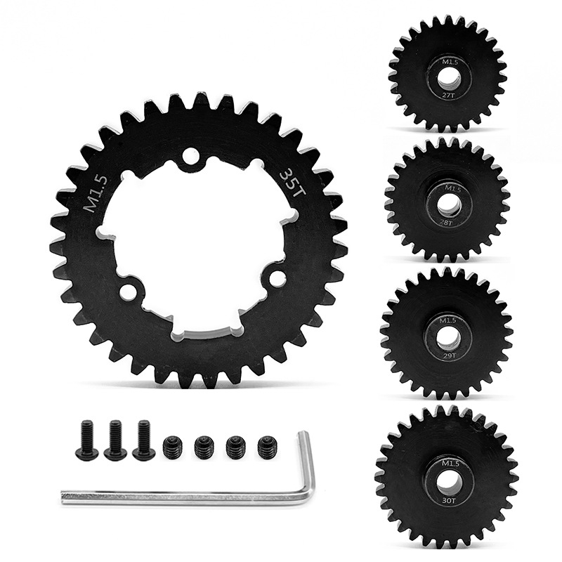 1set 5pcs CNC Steel 1.5Mod 35T Spur Gear and 12T 13T 20T 30T Pinion