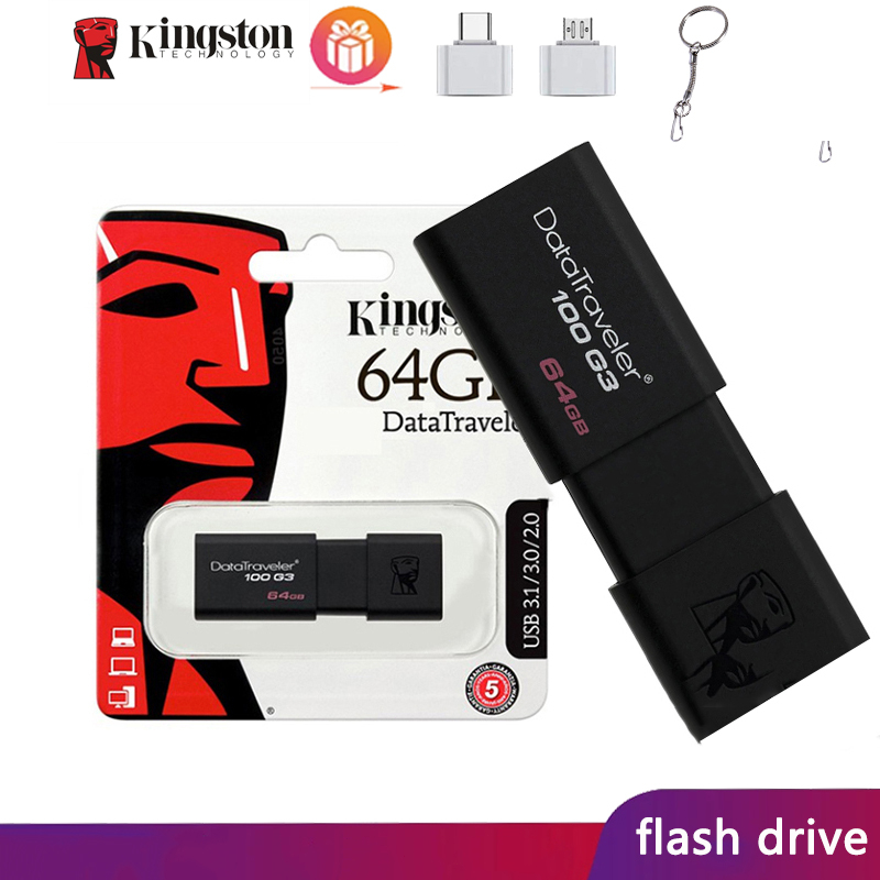 Kingston USB Flash Memory Driver 8gb 16gb 32gb 64gb 128gb USB 3.0 Pen