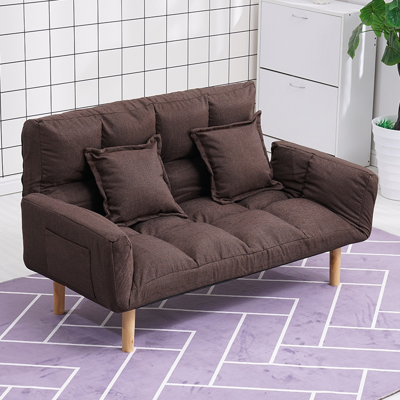 【READY STOCK】Nordic Sofa Bed 2Seater Durable Foldable Canvas Sofa