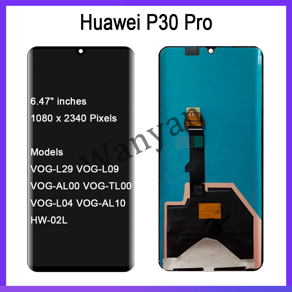 OEM For Huawei P20 P20 Pro P20 Lite P30 P30 Pro P30 Lite LCD Display Touch  Screen Digitizer Replacement