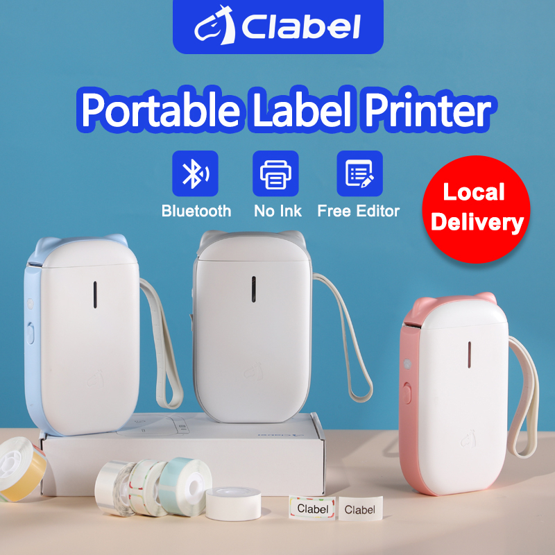 【Local Delivery】CLABEL 520B Label Printer Portable Tag Printer Mini