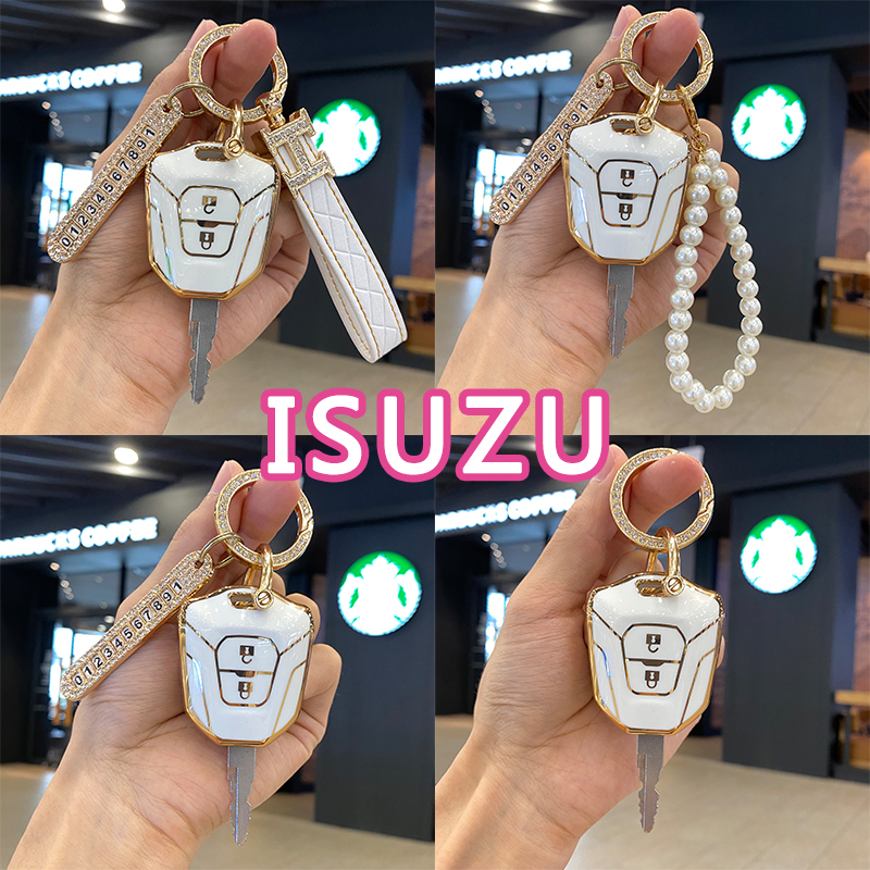 Isuzu Dmax key cover 2023 2022 ISUZU Mu x keychain mux key case isuzu ...