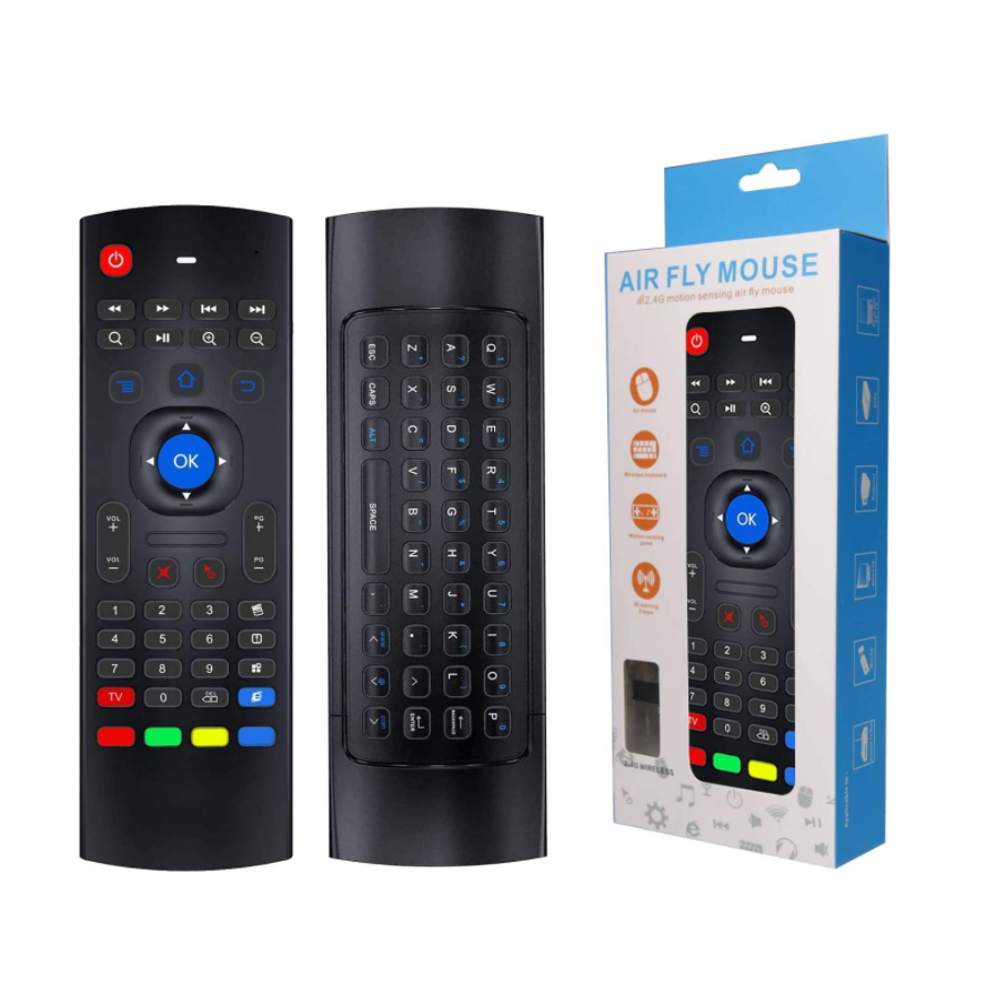 Air Mouse Remote, MX3 Pro 2.4G Android Box Remote with Mini Wireless