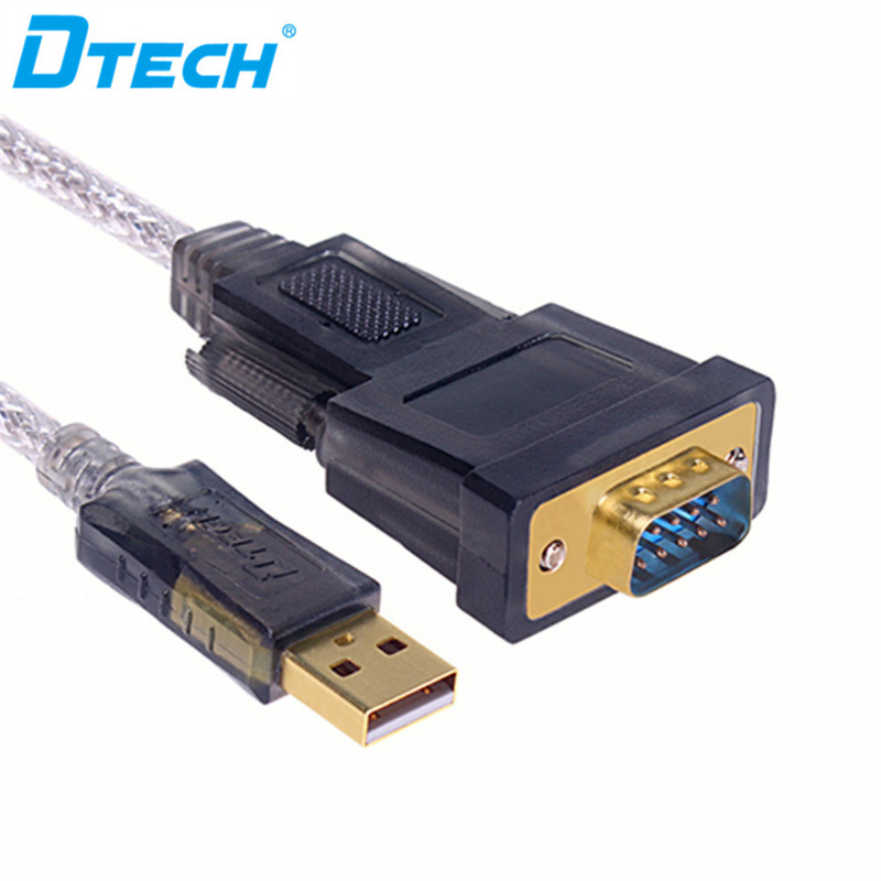 DTECH USB To RS232 Serial Port Cable DB9 Pin Male Converter Compatible ...