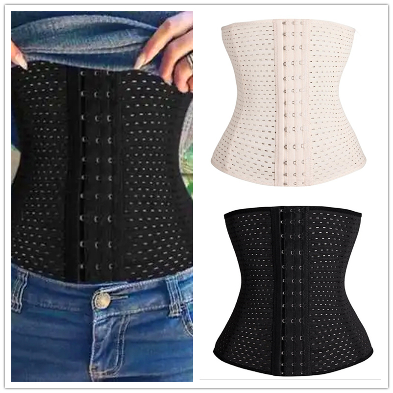 (COD)Waist Trainer Latex Girdles Slimming Belt Body Shaper Fitness