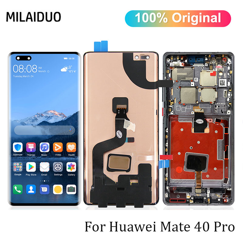 Schermo LCD AGCUT Per Huawei Mate 40 Pro 6,76 Pollici, Con Toolkit Per Sostituzione Touch Screen