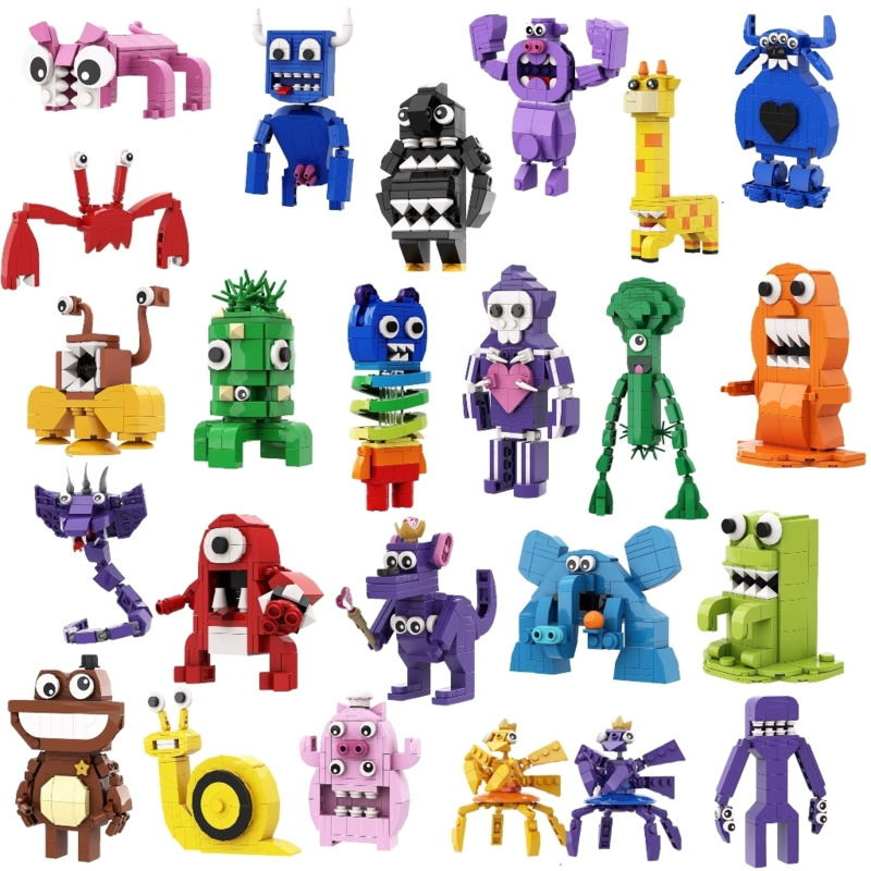 The Garten Of Banban Building Blocks Figure Assembling Toy Jumbo X