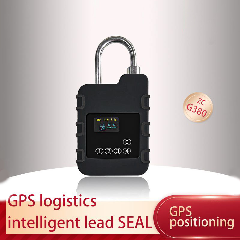 GPS Lock for Truck Smart Padlock, Container Car Tracker, Real Time GPS
