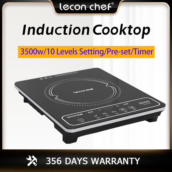 leconchef 3500w induction cooker english manual electric cooktop