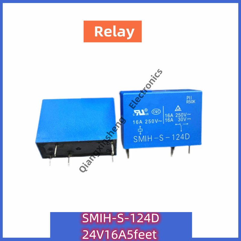 Mini Electronic Relay SMIHS124D 24V Relay 16A 5 Pin Relay Shopee