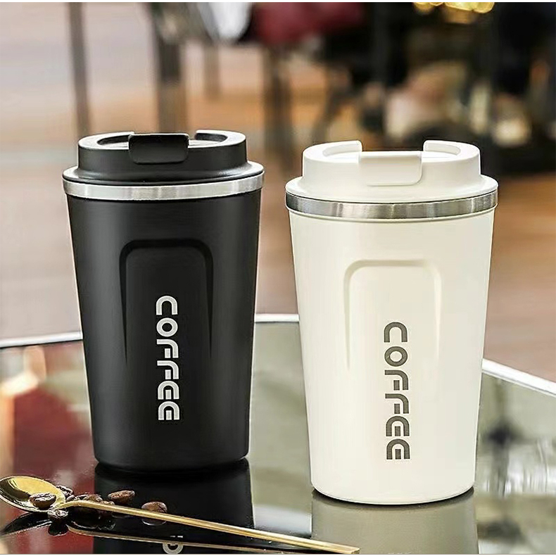 Stainless steel coffee mug with Leakproof Lid Vacuum Insulation ...