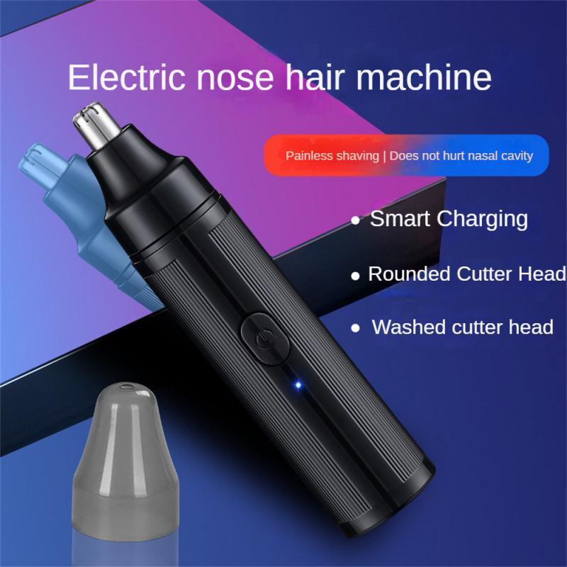 Electric Shaving Nose Ear Trimmer Safe Face Care Rechargeable Nose Hair ...