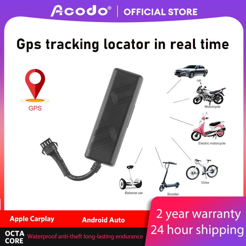 Acodo Tk205 Car Motorcycle EBike AntiTheft Gps Real Time Tracker