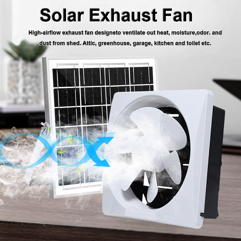 12 Volt Solar Bathroom Fan Exhaust Fan Solar Power Inch Exhaust