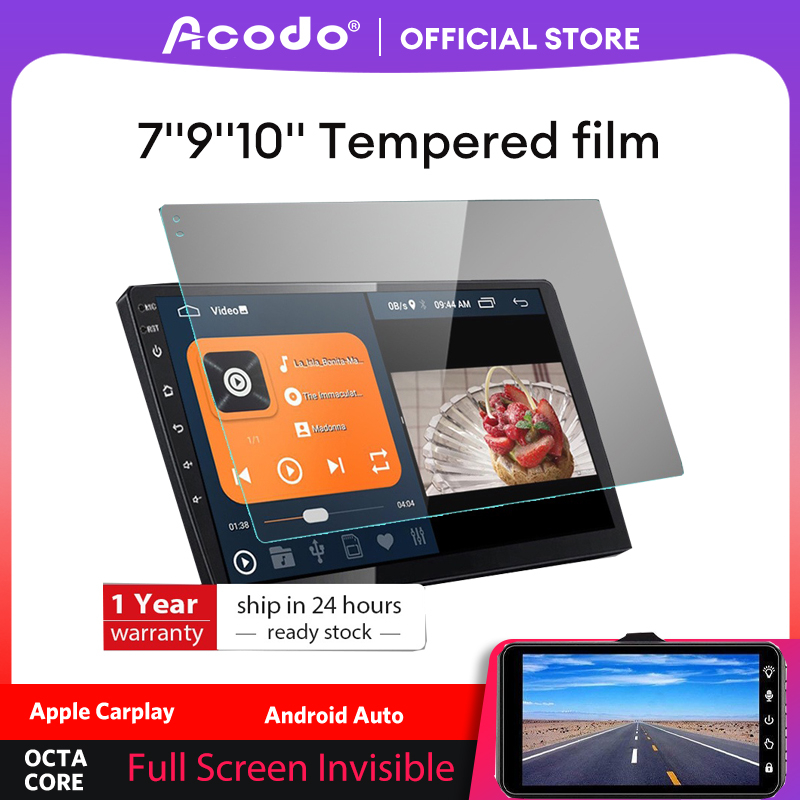 Acodo 2din Android Car Stereo Screen Protector for 10 inch 9 inch 7