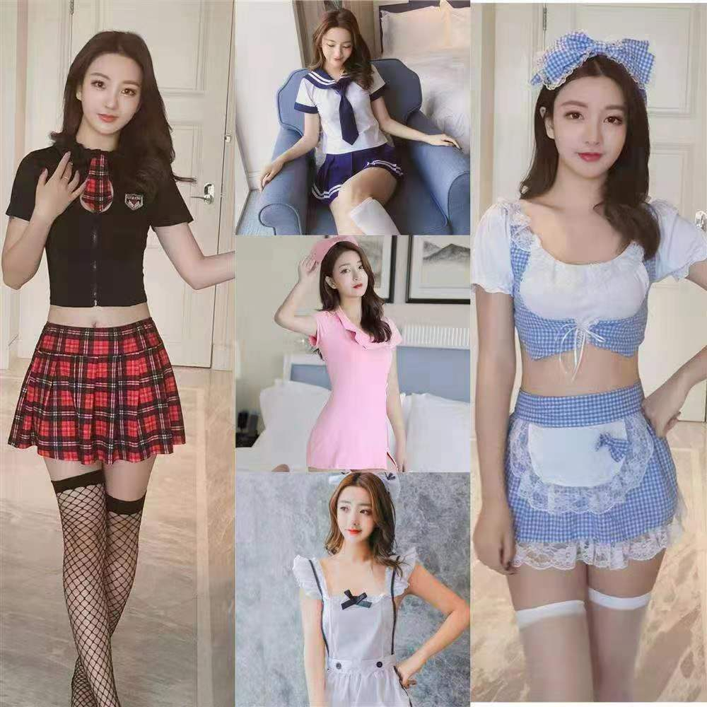 Siamese Maid Sexy Cos Uniform   KF83922