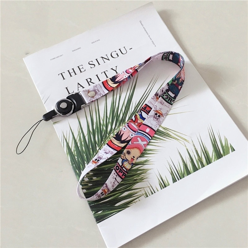 ONE PIECE Key id lanyard Badge ID Card Holders Neck Strap With Keyring