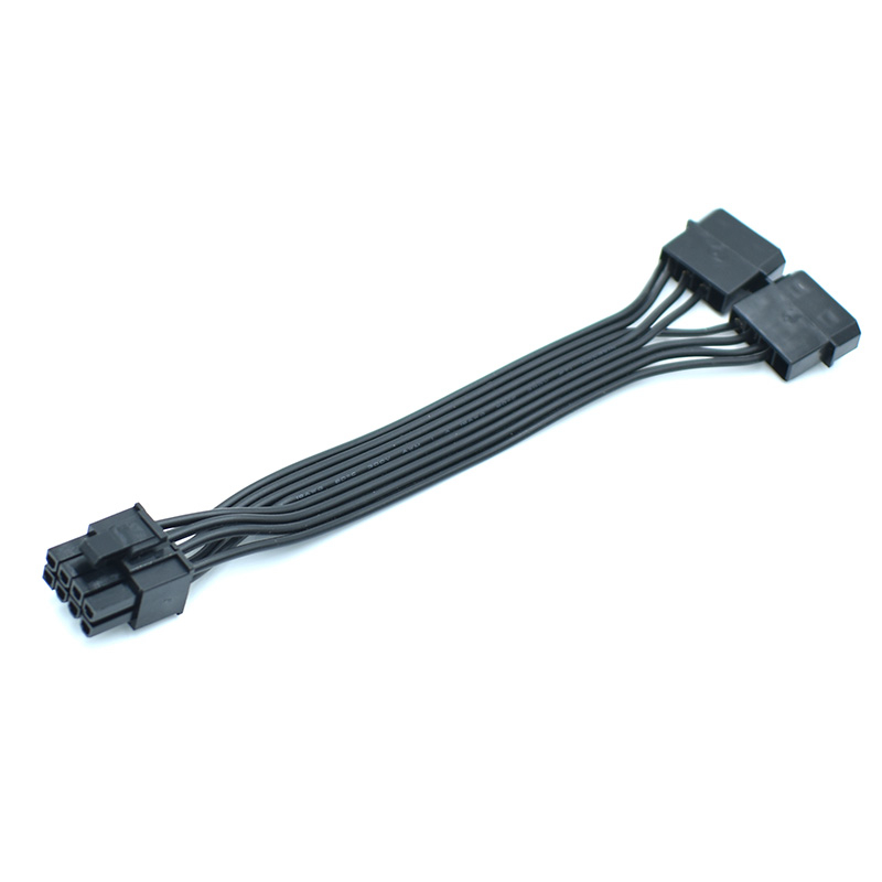 EVGA Dual Molex To 6-Pin PCIe Video Card Power Adapter Cable – 2-Pack