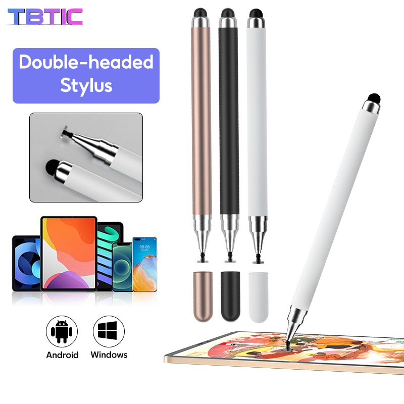 TBTIC 2 in 1 Stylus Pen For Android iPhone iPad Tablet Phone Samsung