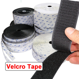 1000MM in Length Velcro Tape Self Adhesive Velcro Heavy Duty Adhesive Hook  and Loop Tape Self-Adhesive Sticky Back Fastening Tape