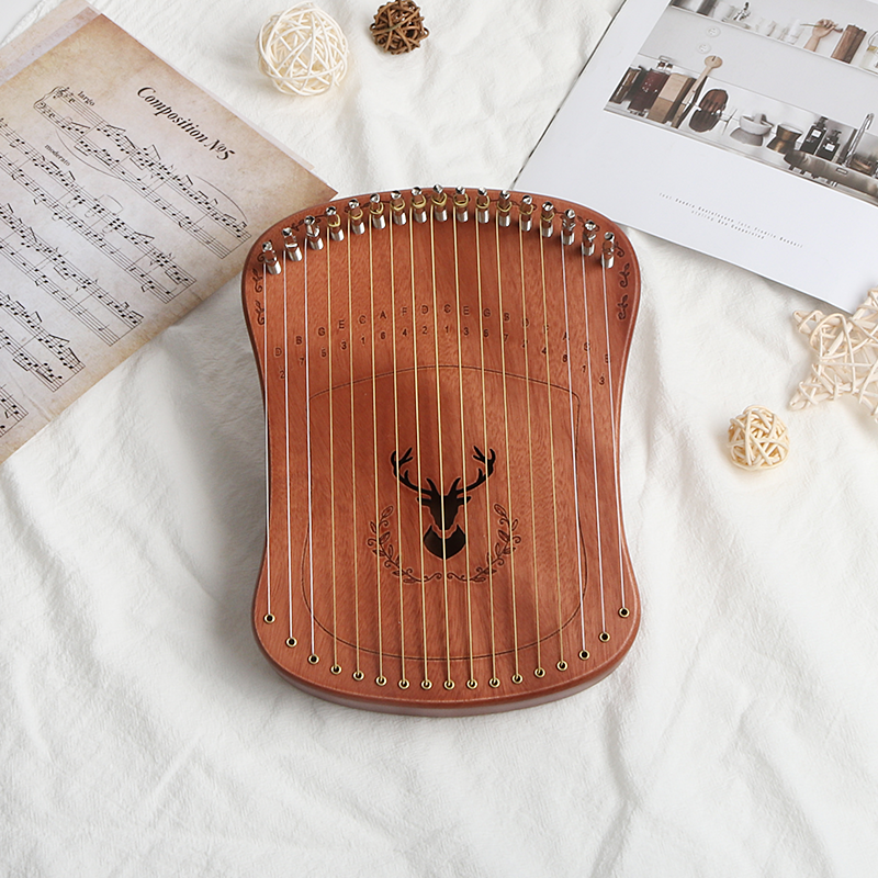 17 Strings Harpika Lyre Harp Easy to learn Musical Instrument Shopee