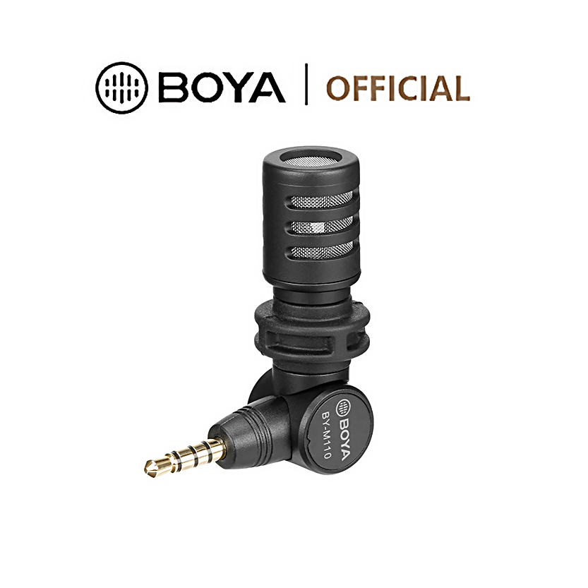 BOYA BYM110 Condenser Microphone 3.5mm TRRS Rotating Head